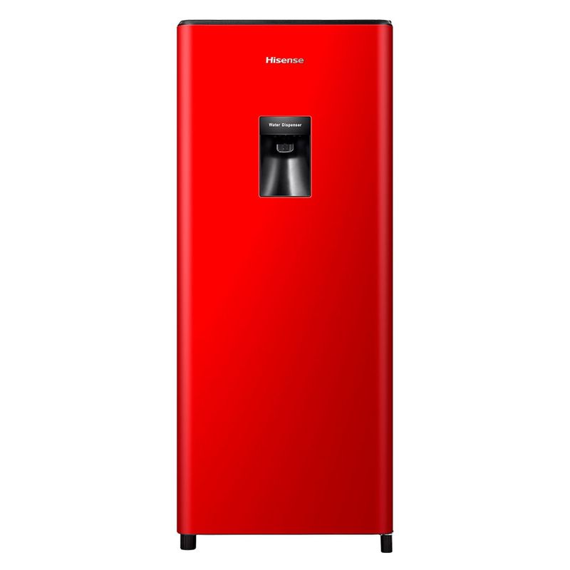 HISENSE - Refrigerador Monopuerta 177 Litros HRO179RD Rojo Hisense