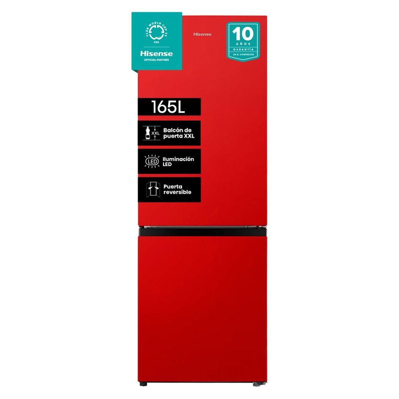 HISENSE - Refrigerador Bottom Freezer 165Lts RB215NR Hisense