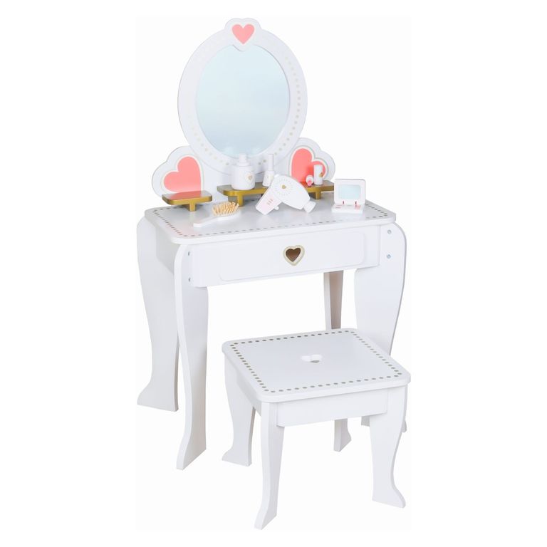 KIDSCOOL Tocador Blanco Love Con Accesorios