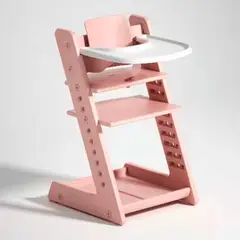 KIDSCOOL - Silla De Comer Milano Rosada