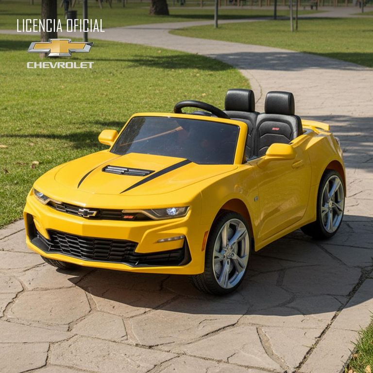 KIDSCOOL Auto a Batería Amarillo Chevrolet Camaro 2Ss 12V