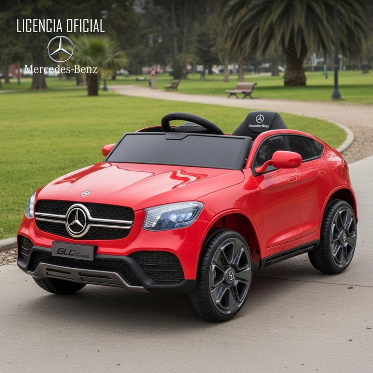 KIDSCOOL Auto a Batería Rojo Mercedes Glc Coupe 12V