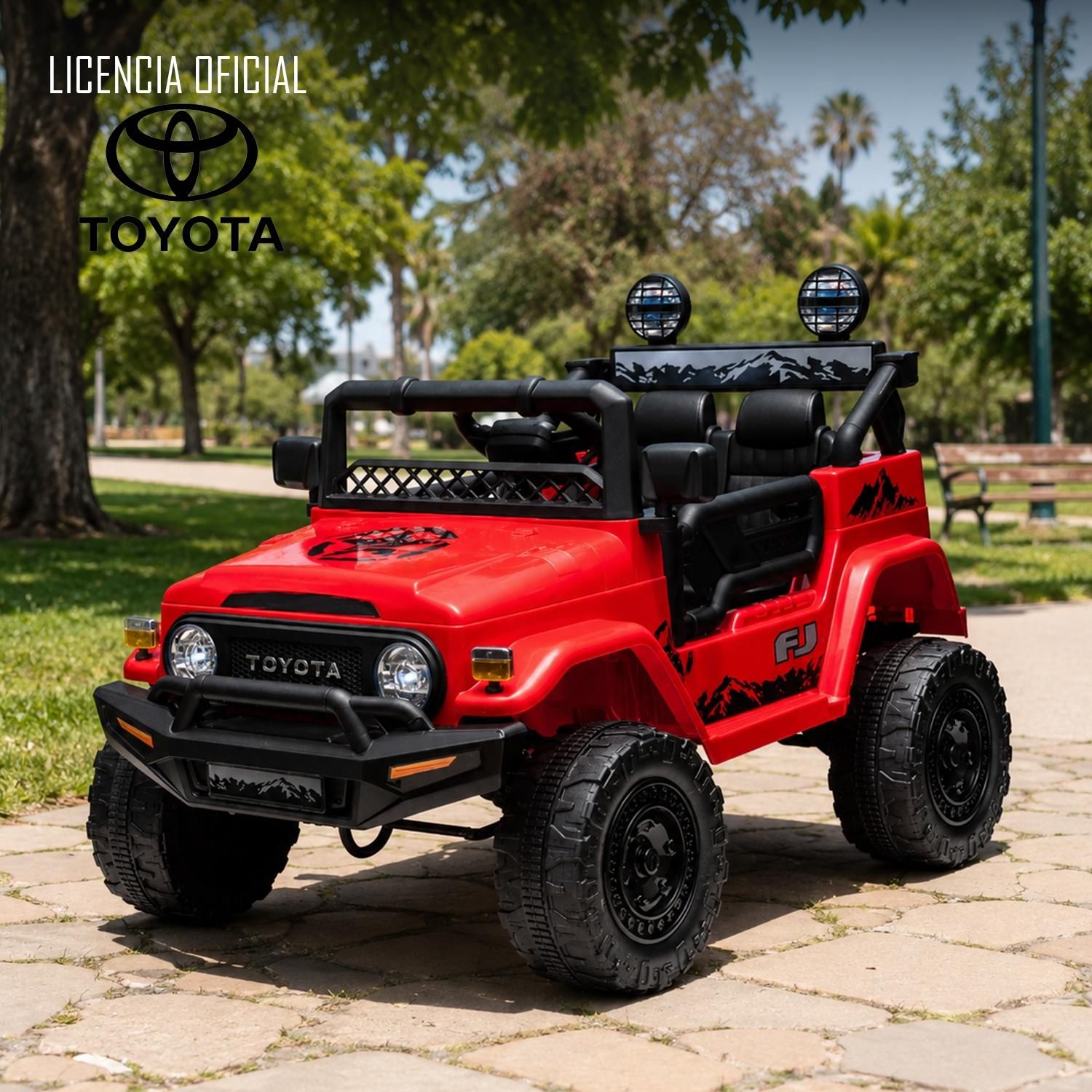 KIDSCOOL Jeep Rojo Toyota Fj Crusier 12V Kidscool | Falabella Chile