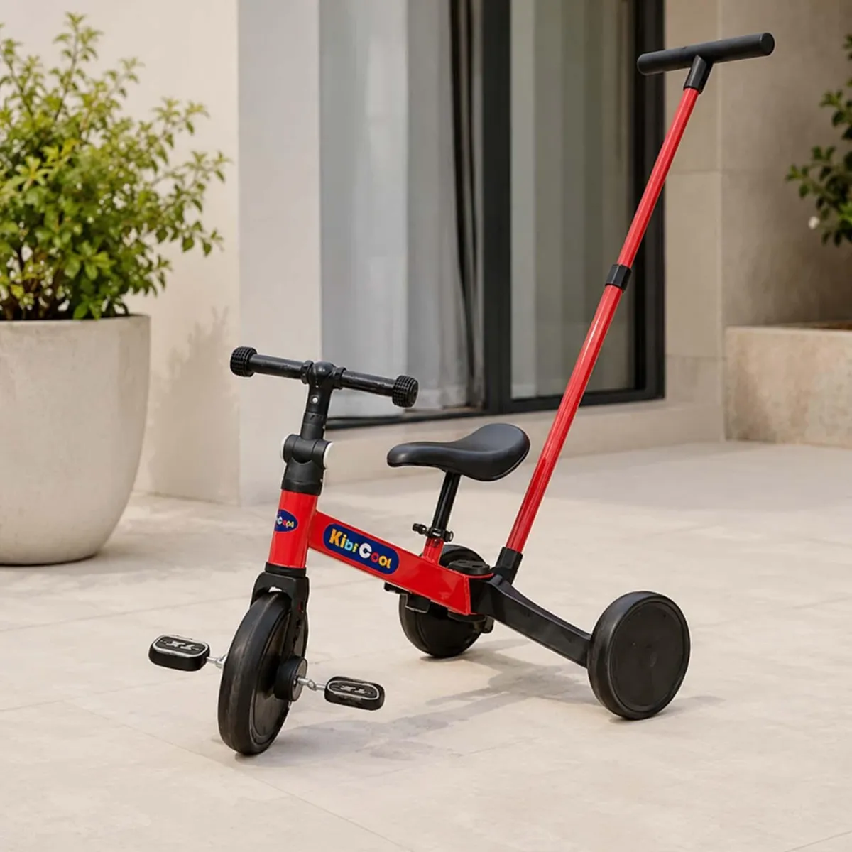 KIDSCOOL - Triciclo con Manilla Astro Rojo Kidscool