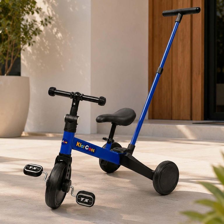 KIDSCOOL Triciclo con Manilla Astro Azul