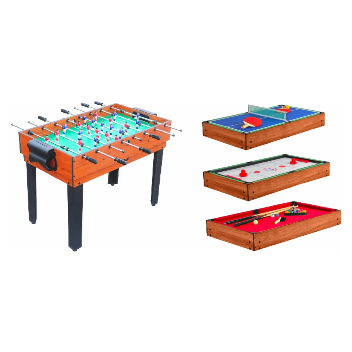 KIDSCOOL - Mesa De Juegos Múltiple 4 En 1 Kidscool