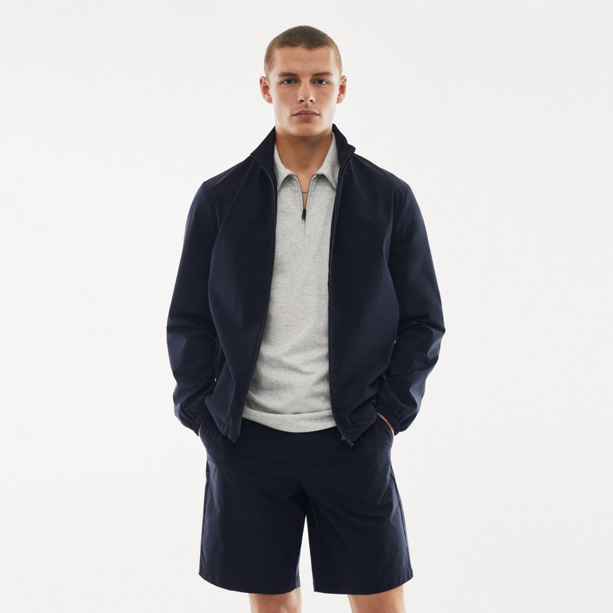 MANGO MAN - Chaqueta Bomber Water-Repellent Hombre Mango Man