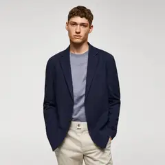 MANGO MAN - Blazer Slim Fit Algodón Estructura Hombre
