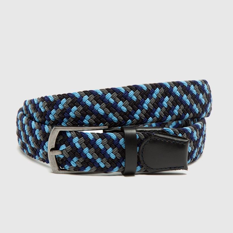 MANGO MAN - Cinturón Elástico Trenzado Colores Hombre Mango Man