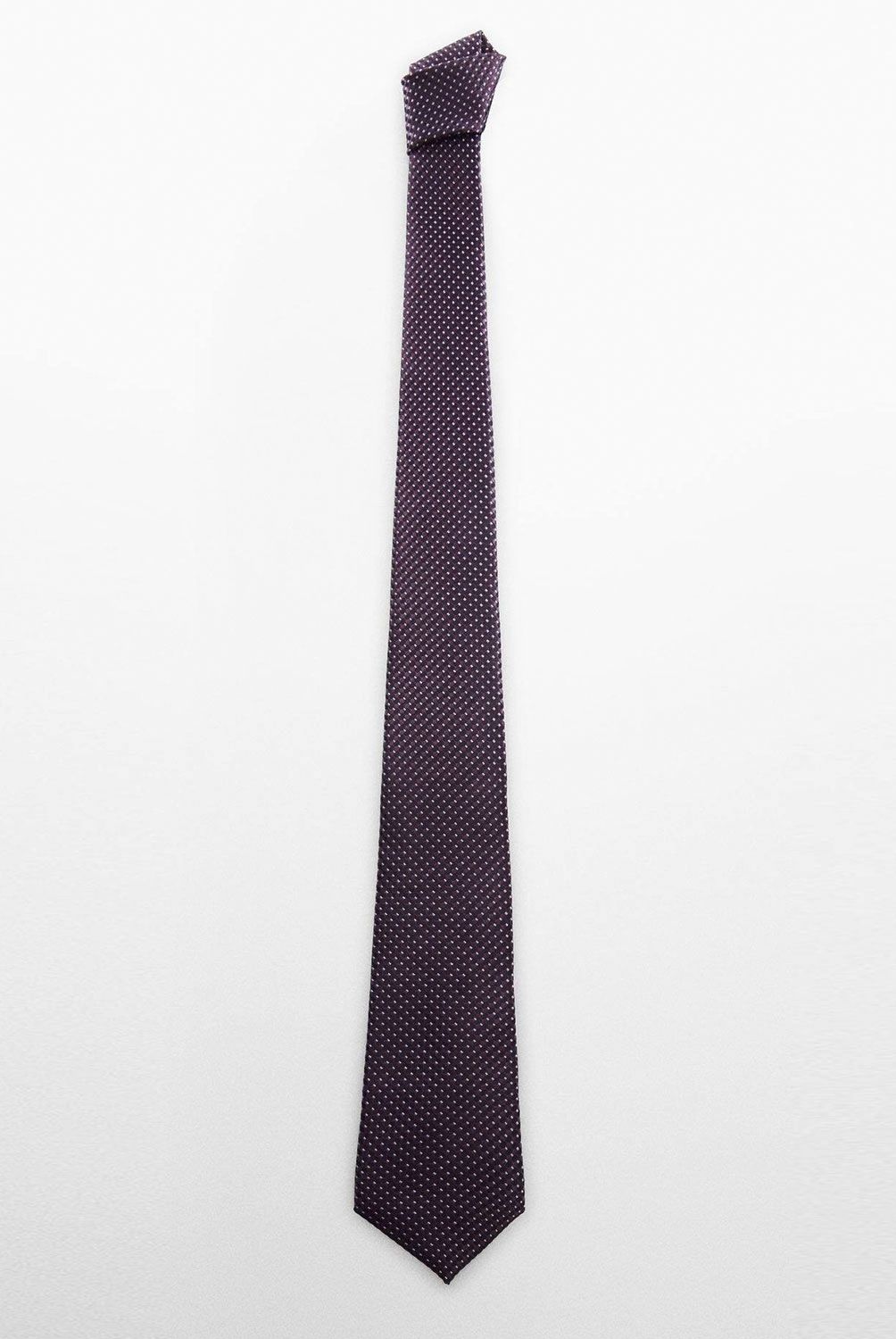 MANGO MAN - Corbata Estructura Micro Lunares Hombre Mango Man