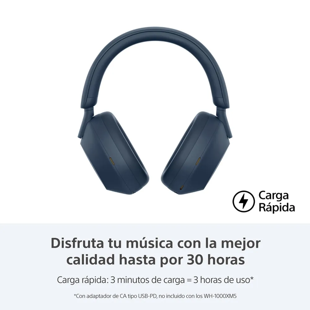 Sony WH-1000XM5 Azul, foto 3