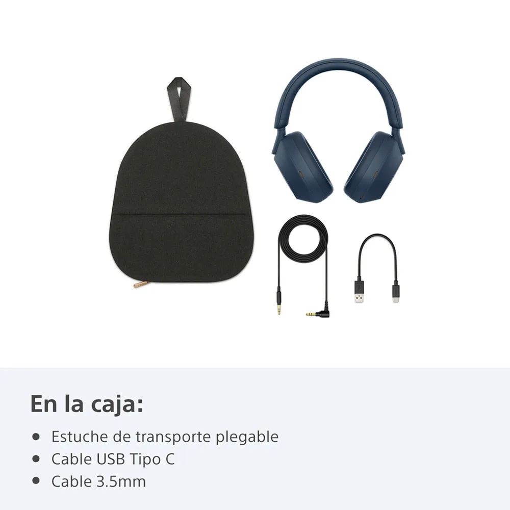 Sony WH-1000XM5 Azul, foto 4
