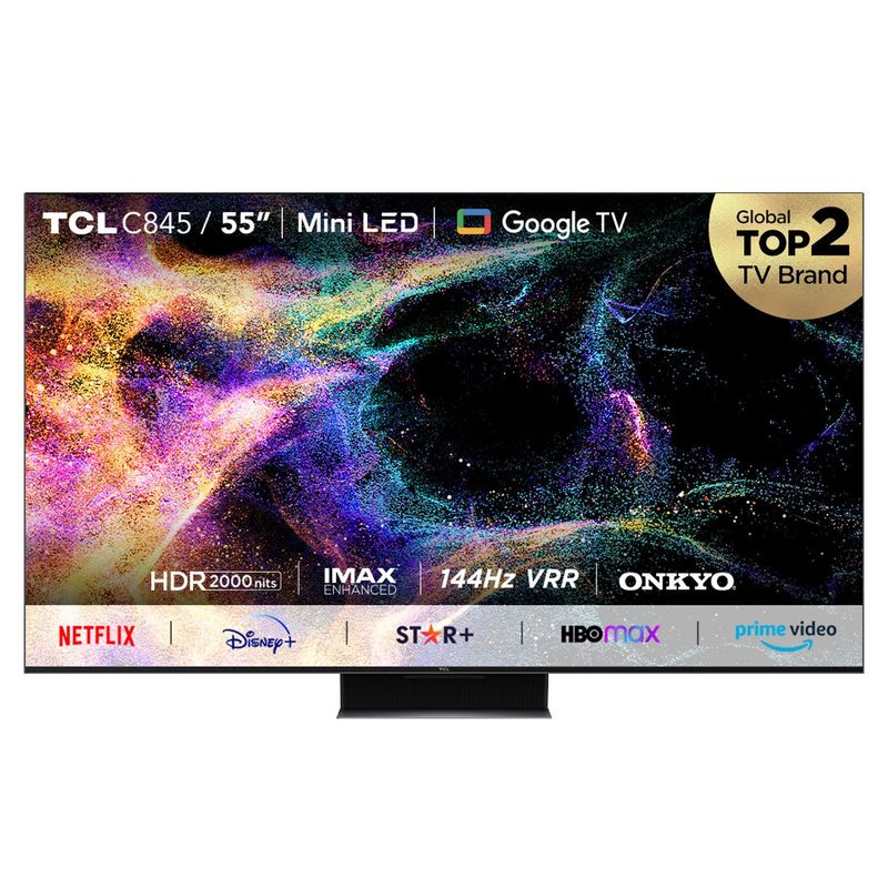 TCL - Qled Miniled 55 Pulgadas C845 4K UHD Gtv Tcl