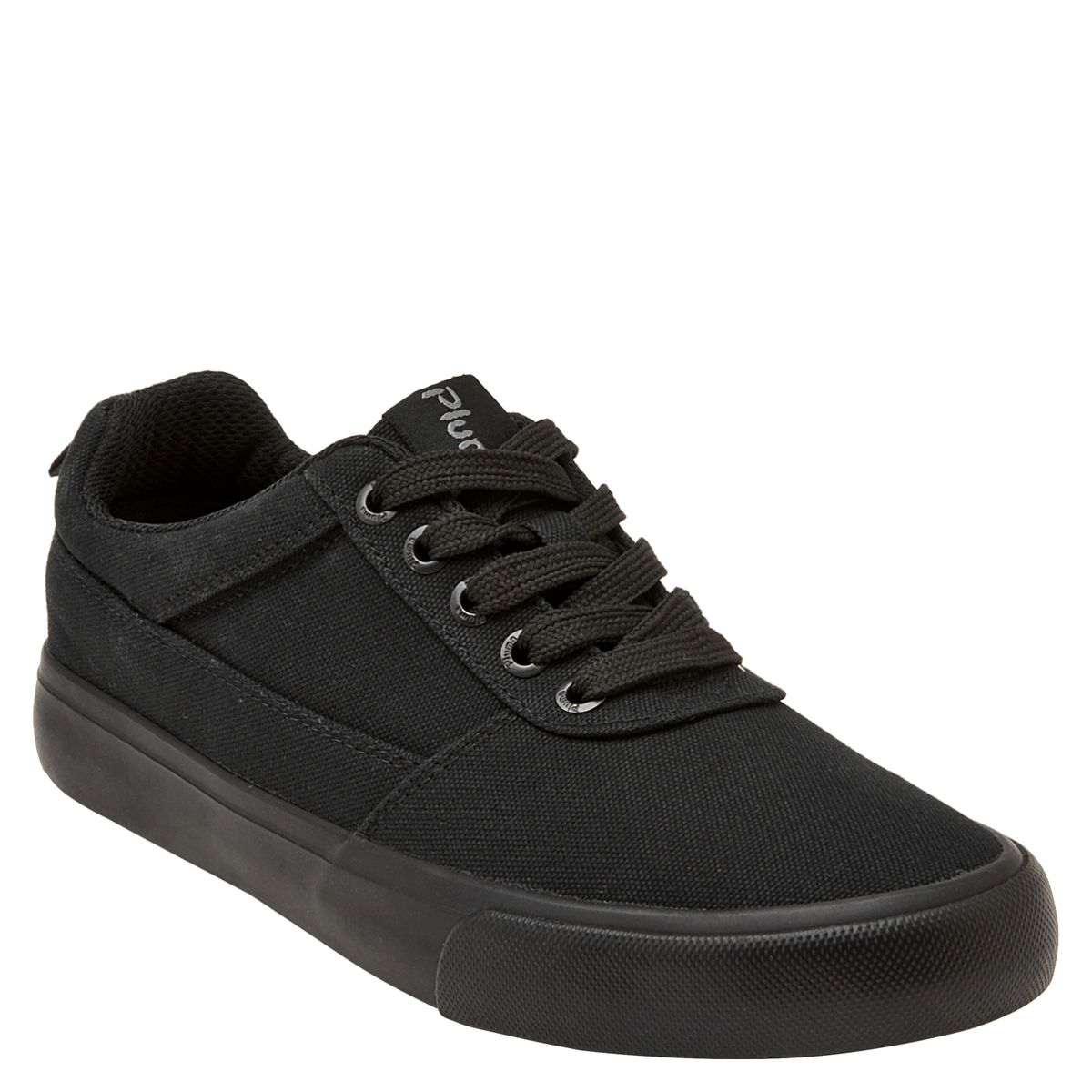 PLUMA - Zapatilla Escolar Niño Cuero Negro (34 a 38) Pluma