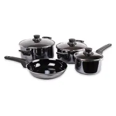 DORAL - Batería de Cocina 7 Piezas Acero Vitrificado Nápoles