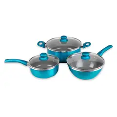 DORAL - Batería de Cocina 6 Piezas Aluminio New Montecarlo