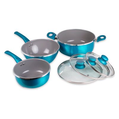 Imagen 2 del producto Batería de Cocina 6 Piezas Aluminio New Montecarlo