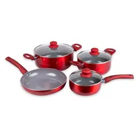 Batería de Cocina 7 Piezas Acero Vitrificado Nápoles