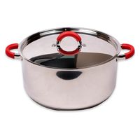 Cacerola Acero Inoxidable 20X10 C/Tapa Nizza