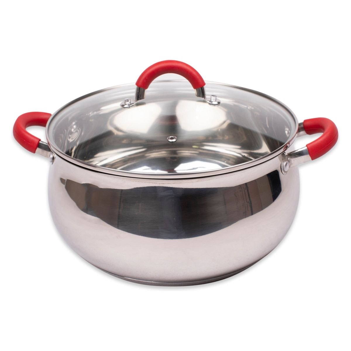 DORAL - Cacerola Acero Inoxidable 24X12 Tapa/Vidrio Nizza Curve Doral