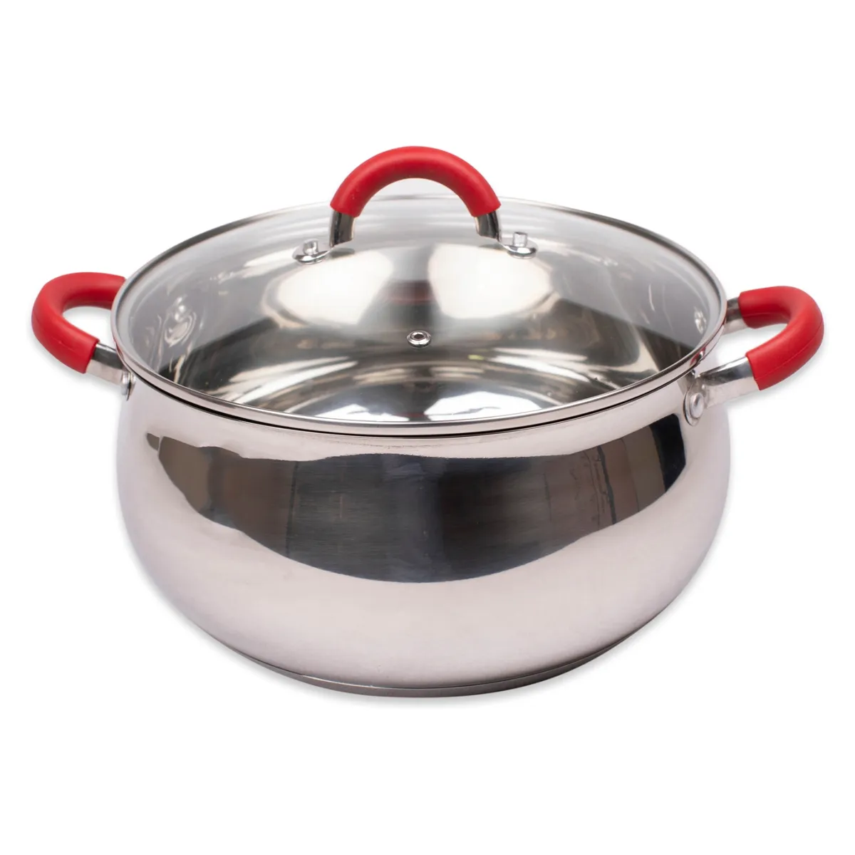 DORAL - Cacerola Acero Inoxidable 24X12 Tapa/Vidrio Nizza Curve Doral