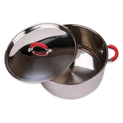 Imagen 2 del producto Cacerola Acero Inoxidable 24X12 C/Tapa Nizza