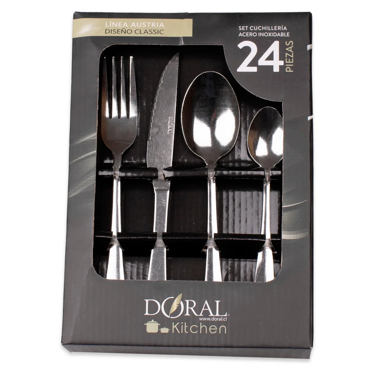 DORAL - Juego Cuchillería Classic 24 Piezas Austria Doral