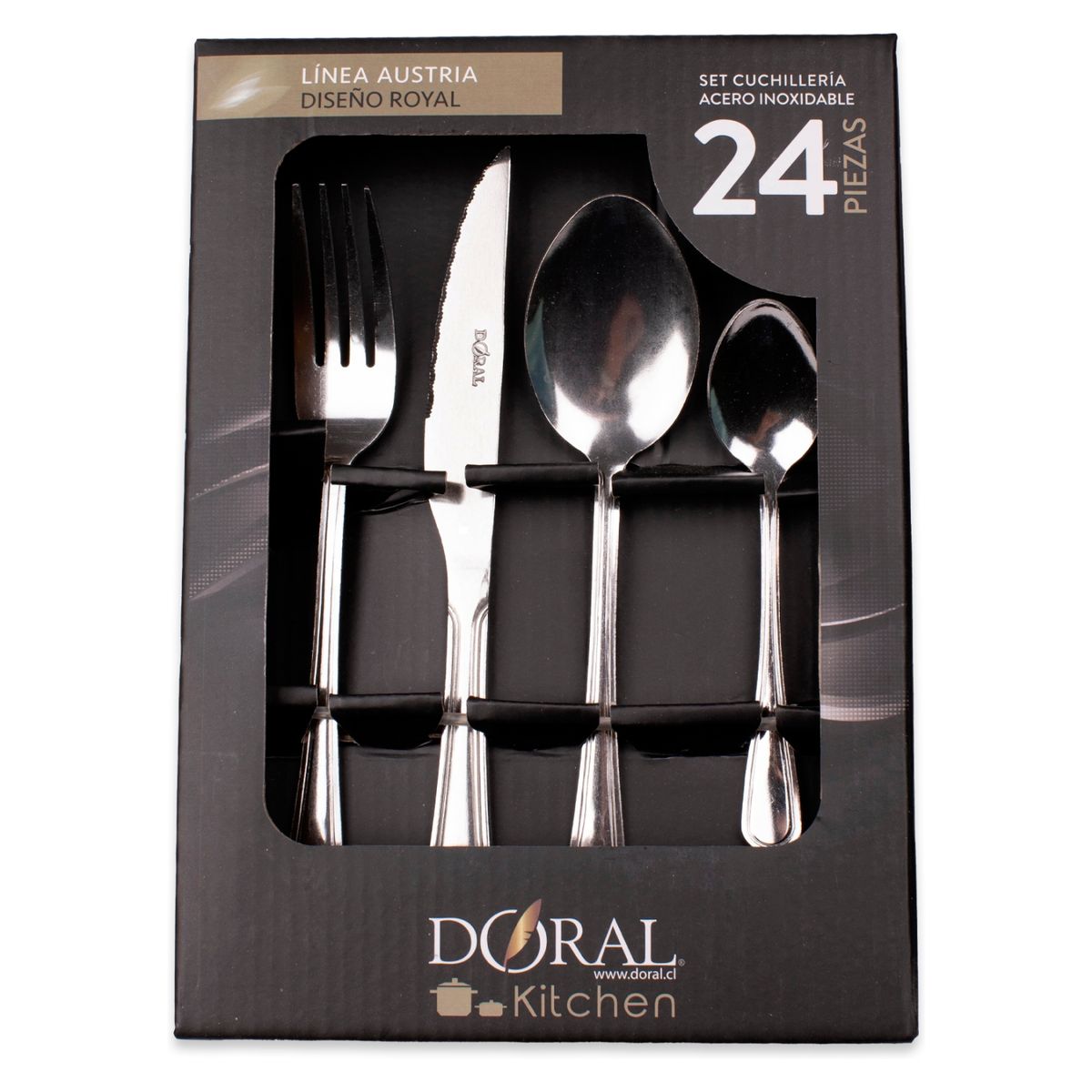 DORAL - Juego Cuchillería Royal 24 Piezas Austria Doral