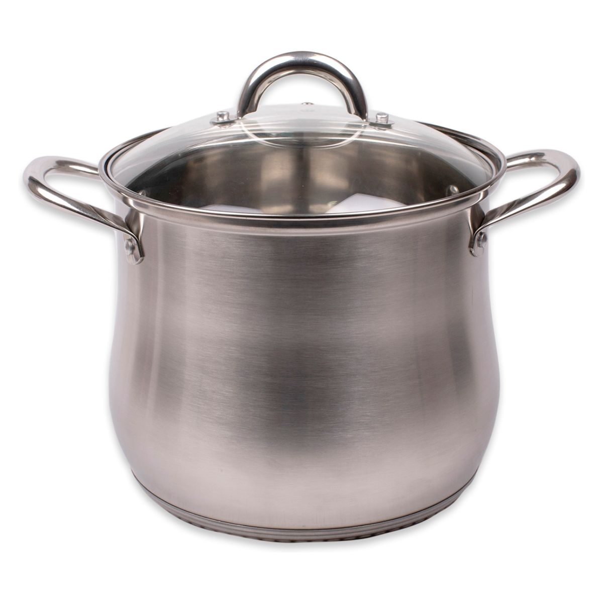 DORAL - Olla Acero Inoxidable 22X20 Tapa/Vidrio Kassel Doral