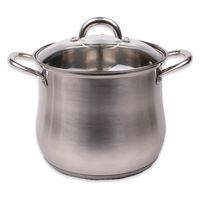 Olla Acero Inoxidable 22X20 Tapa/Vidrio Kassel