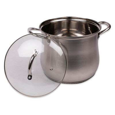 Imagen 2 del producto Olla Acero Inoxidable 24X21 Tapa/Vidrio Kassel