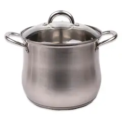 DORAL - Olla Acero Inoxidable 26X22 Tapa/Vidrio Kassel
