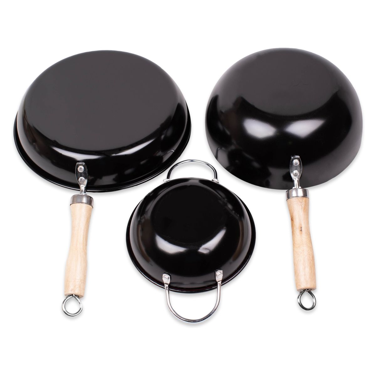 DORAL - Set Pack Paila+Sartén+Wok Family Cook Doral