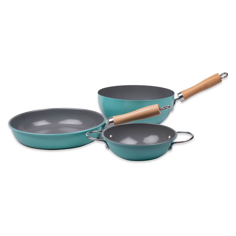 DORAL - Set Pack Paila+Sartén+Wok Family Cook Doral