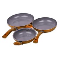 Tri-Pack Sartenes Salmón 20+24Cms+Paila 16Cms