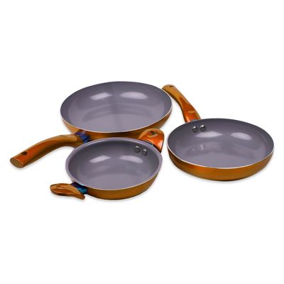 Imagen 2 del producto Tri-Pack Sartenes Salmón 20+24Cms+Paila 16Cms