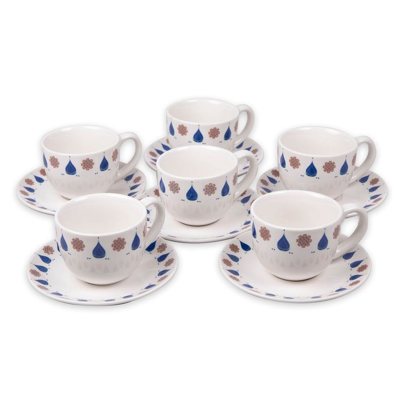 DORAL - Vajilla Porcelana 12 Piezas Alessandra Doral