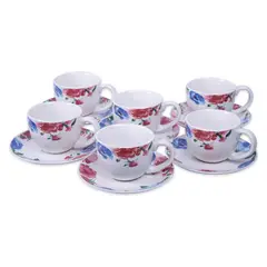 DORAL - Vajilla Porcelana 12 Piezas Andrea Frasco