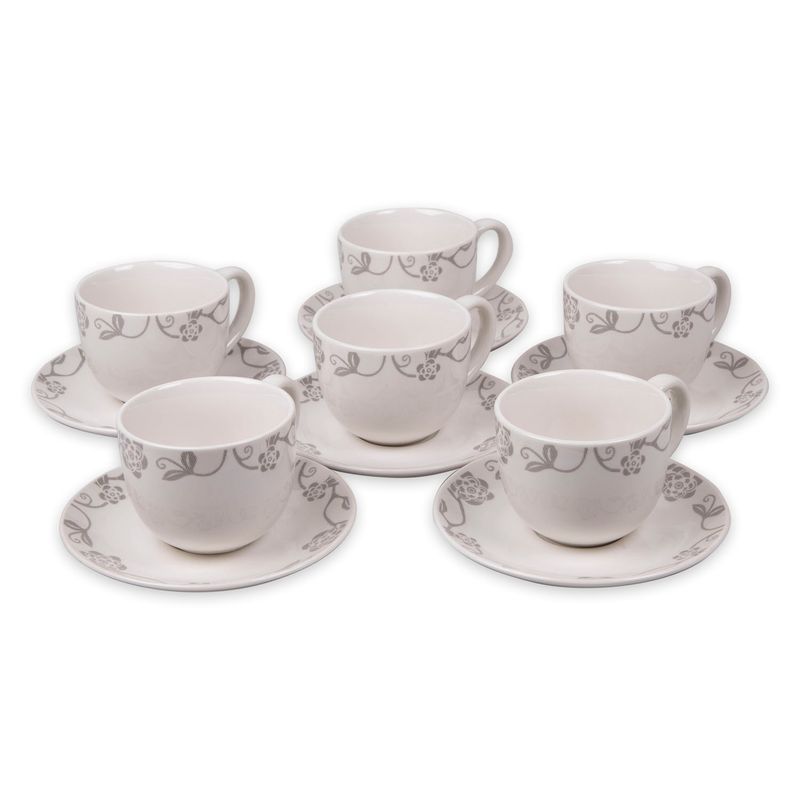 DORAL - Vajilla Porcelana 12 Piezas Vicenza Doral