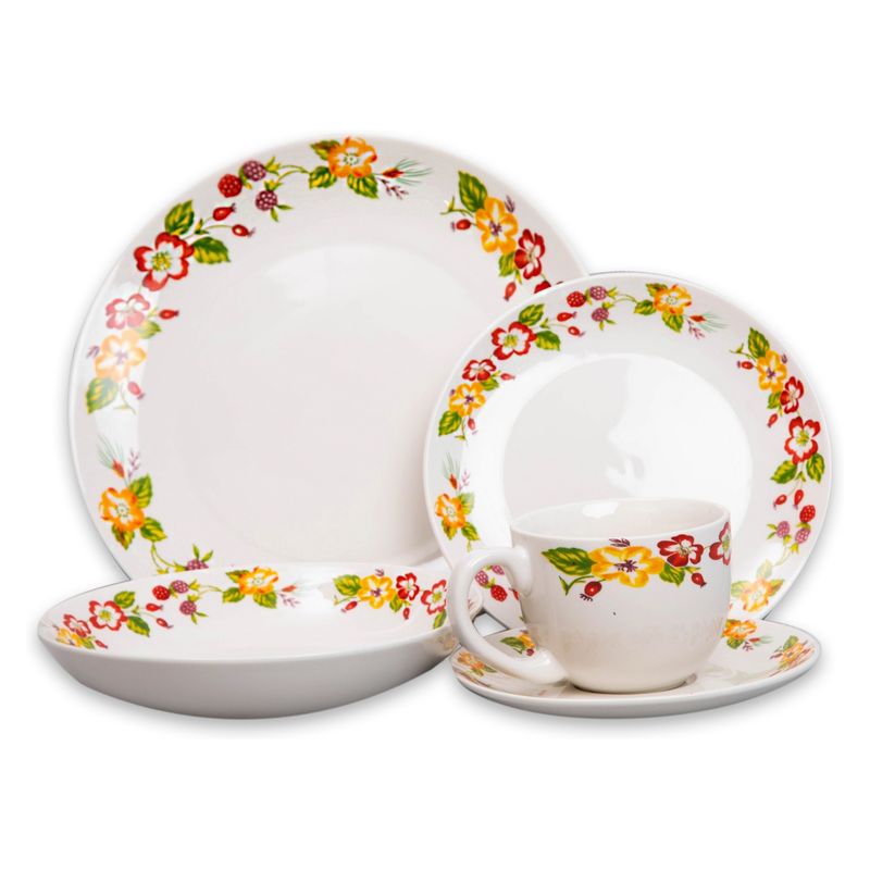 DORAL - Vajilla Porcelana 30 Piezas Laura Doral