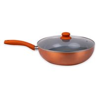 Wok Aluminio C/Tapa 26Cms Montecarlo