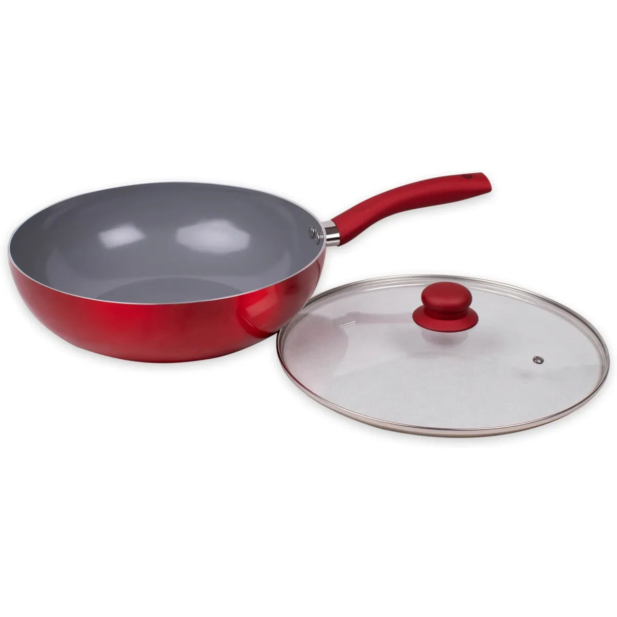 DORAL - Wok Montecarlo 30Cms Rojo Slimpack Doral