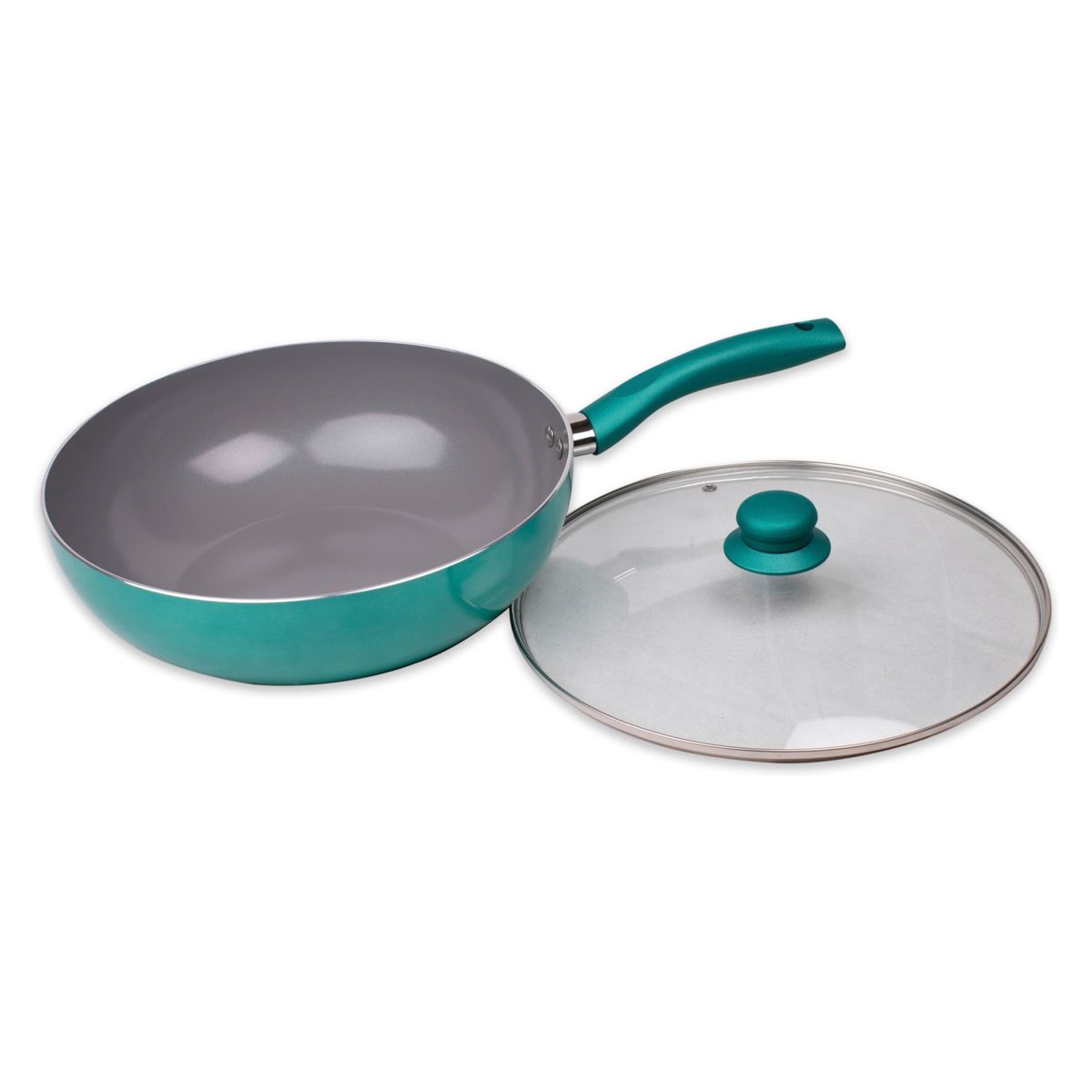 DORAL - Wok Montecarlo 30Cms Turquesa Slimpack Doral