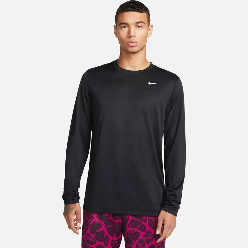 NIKE - Nike Polera Manga Larga Fitness Hombre