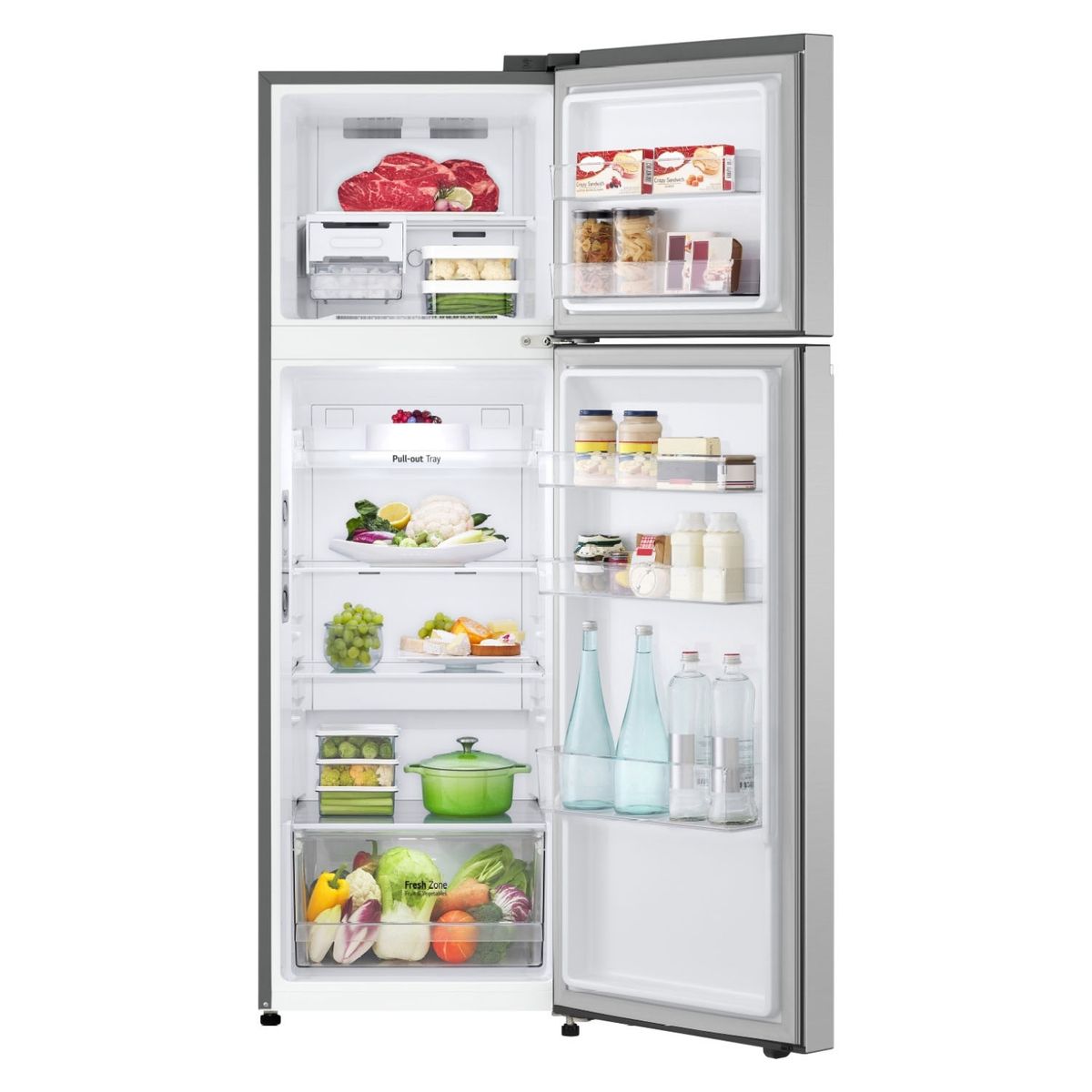 LG - Refrigerador Top Mount Linear Cooling 264 Litros No Frost VT27BPP LG