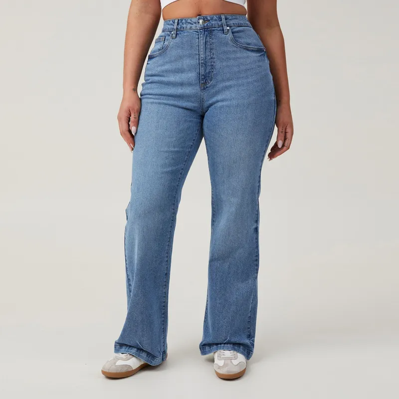 COTTON ON - Jeans Stretch Curve Algodón Mujer Cotton On
