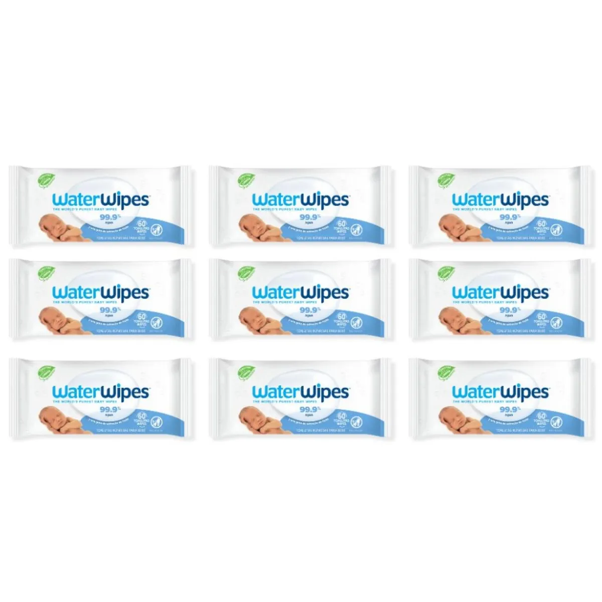 WATER WIPES - Toallitas Humedas Biodegradables 540 Un Water Wipes