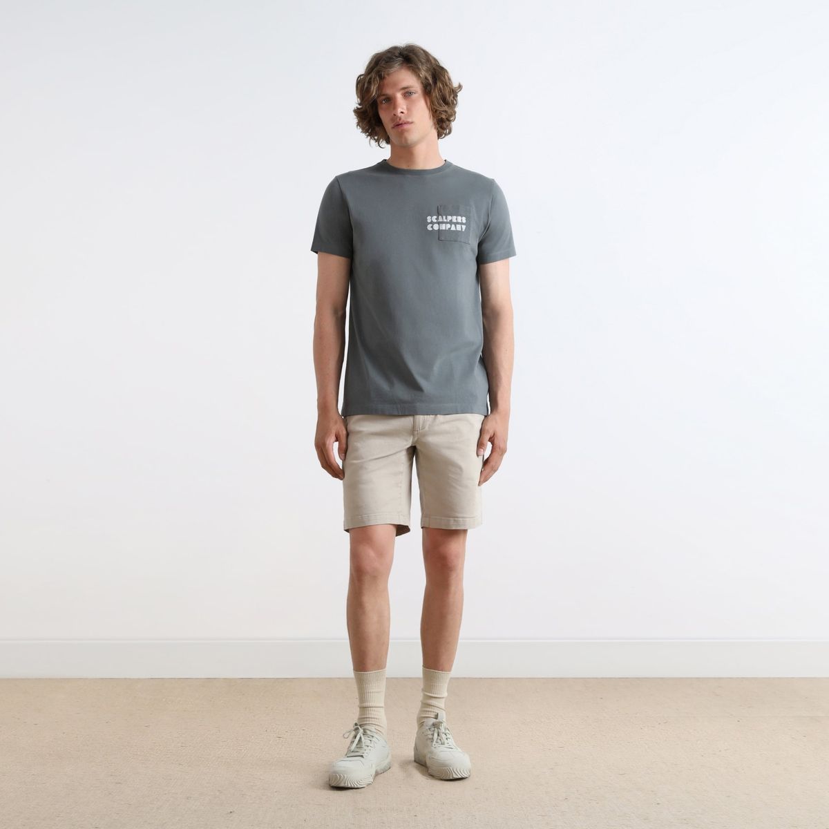 SCALPERS - Polera Hombre Manga Corta Algodón Orgánico Scalpers Scalpers