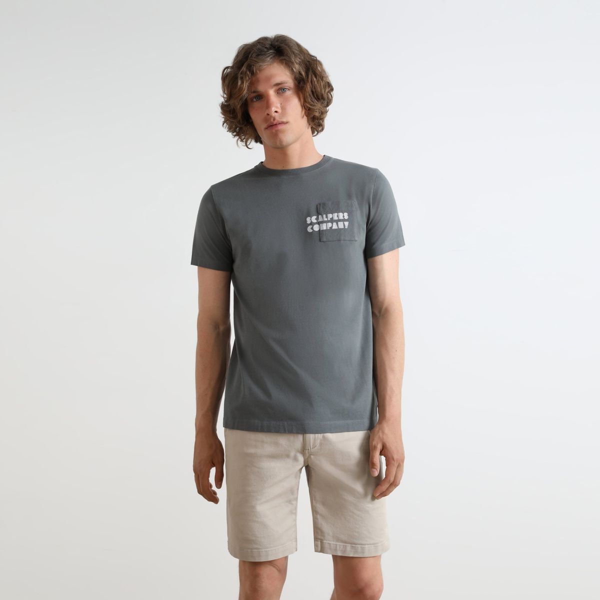 SCALPERS - Polera Hombre Manga Corta Algodón Orgánico Scalpers Scalpers