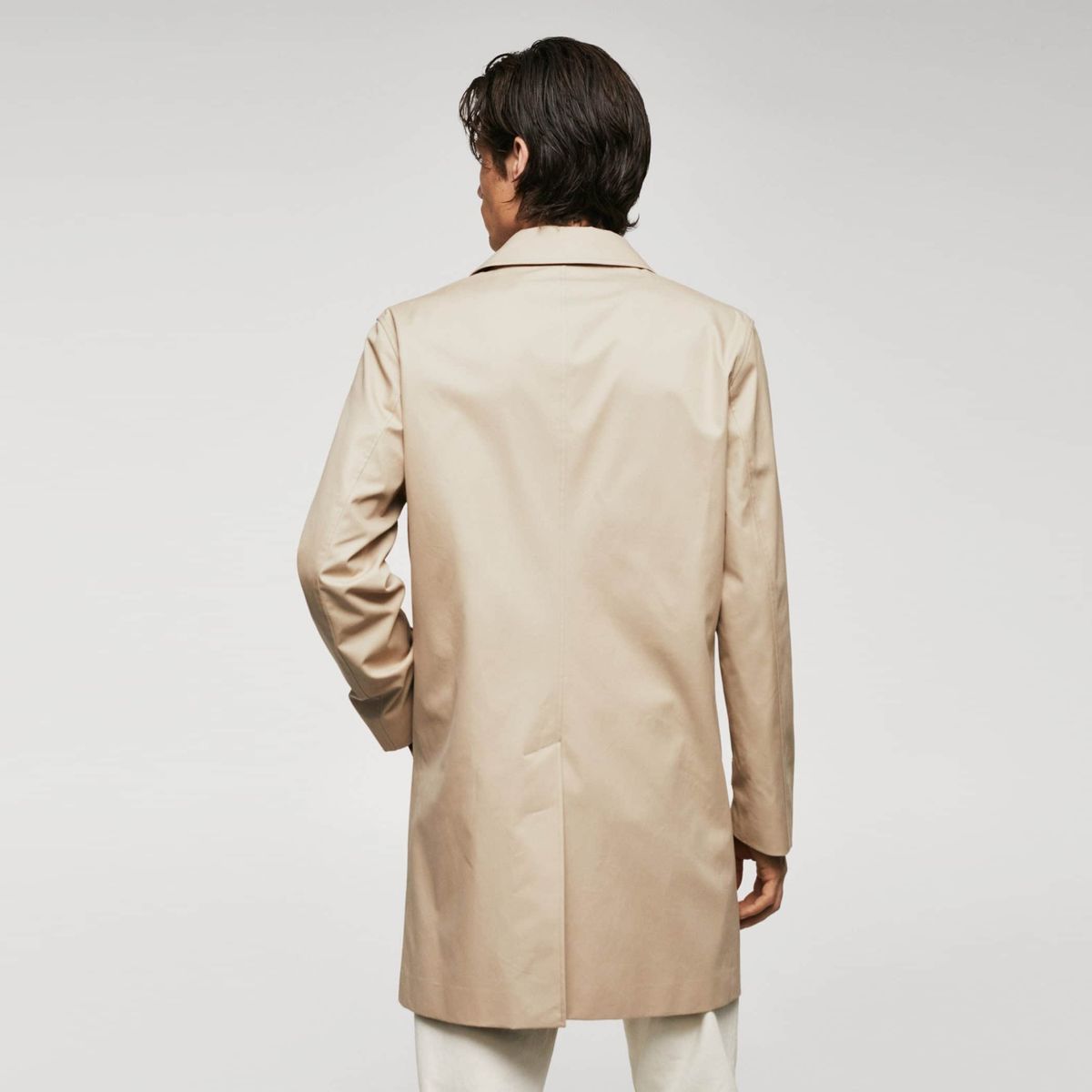 MANGO MAN - Parka Algodón Water Repellent Mango Man